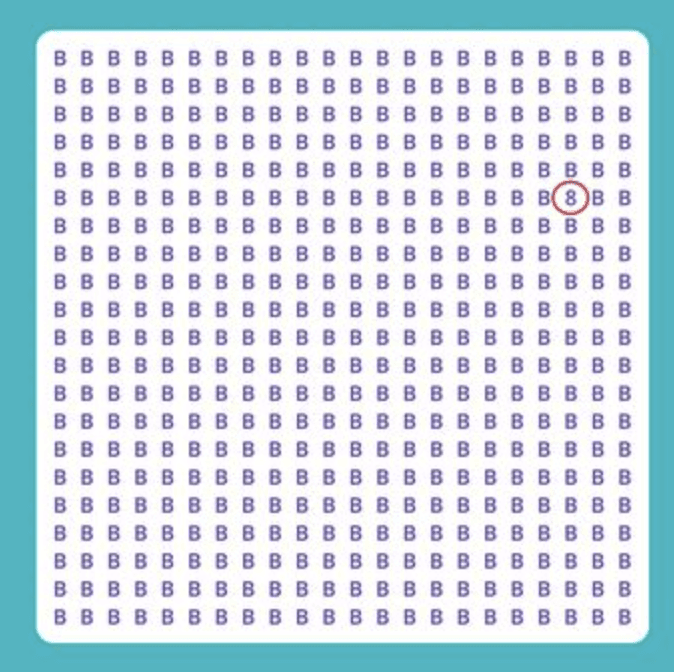 Puzzle veloce: trova il numero di lettere identiche Puzzle veloce: trova il numero di lettere identiche