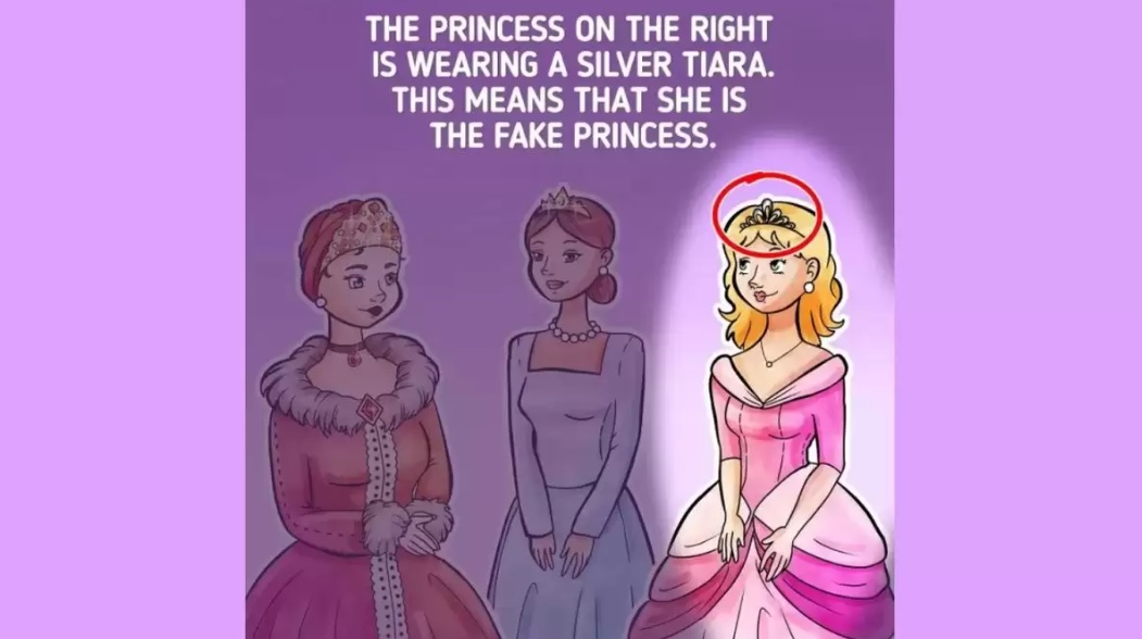 Test del QI: trova la finta principessa nella foto