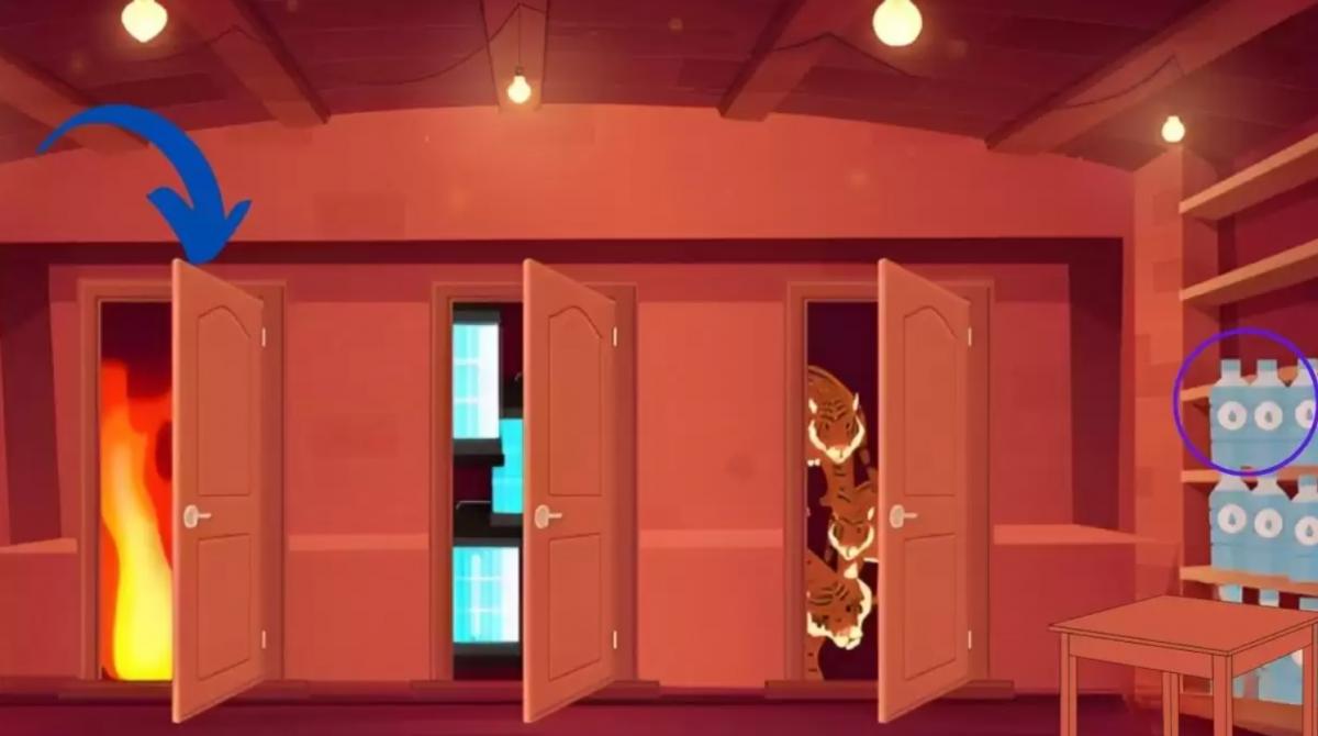 Trova l'uscita sicura nella foto in 30 secondi: solo poche persone possono risolvere questo problema