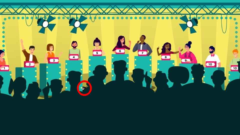 Solo le persone con un QI elevato possono trovare i telefoni cellulari: illusione ottica complessa