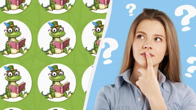Devi trovare un coccodrillo unico in 9 secondi: un puzzle game molto complesso