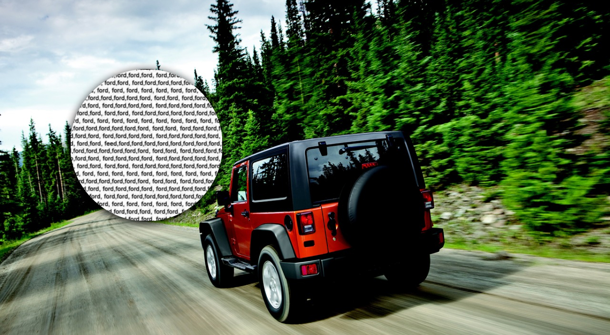 Devi trovare una Jeep tra le auto Ford: risolvi il puzzle in soli 8 secondi