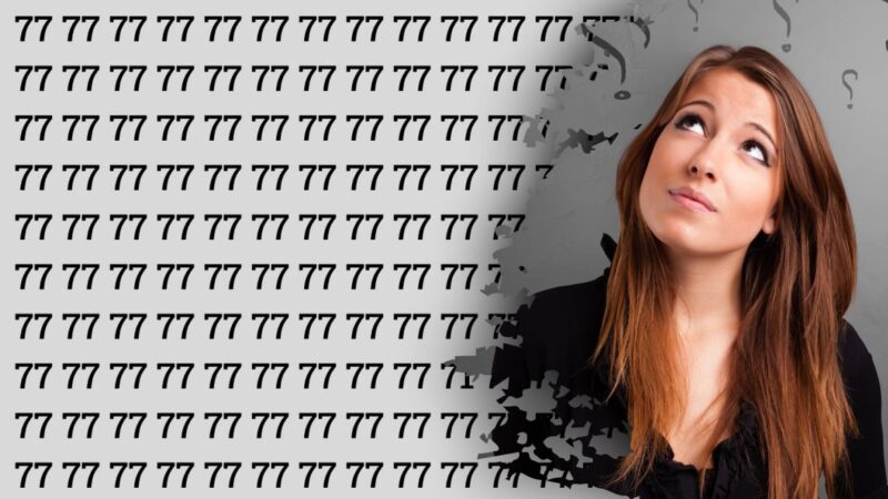 Il numero 71 di 77 può essere visto solo dai più attenti: un enigma complesso con un "twist"