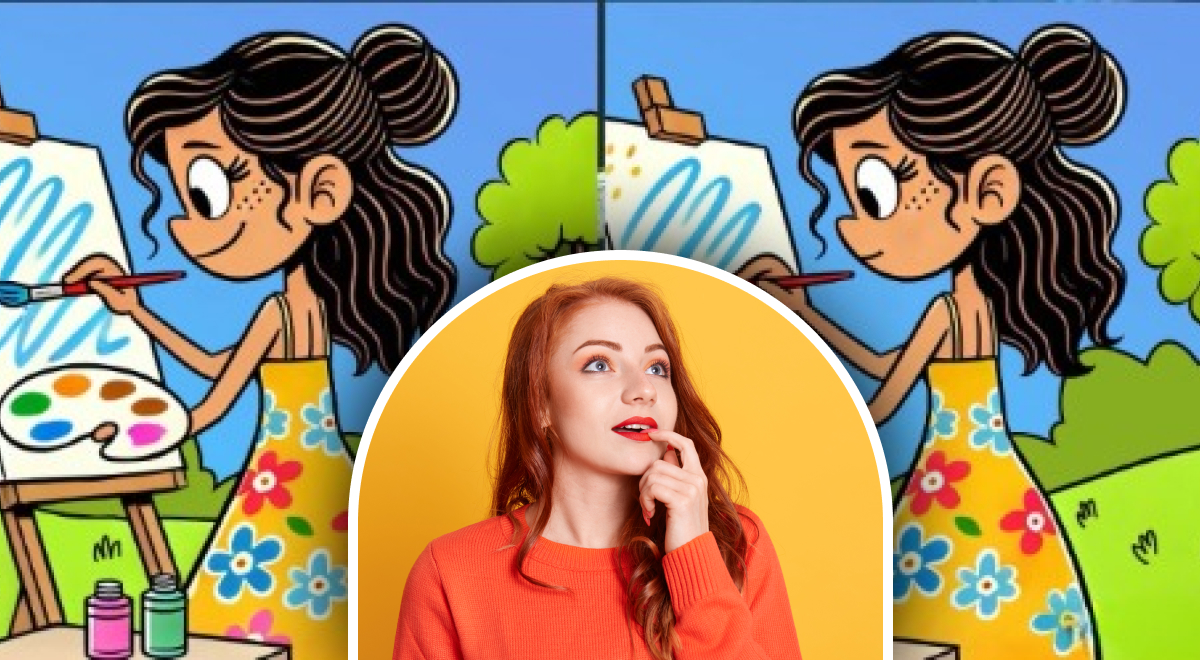 Qual è la differenza tra le due ragazze: solo un "vero detective" può scoprirlo in 25 secondi.