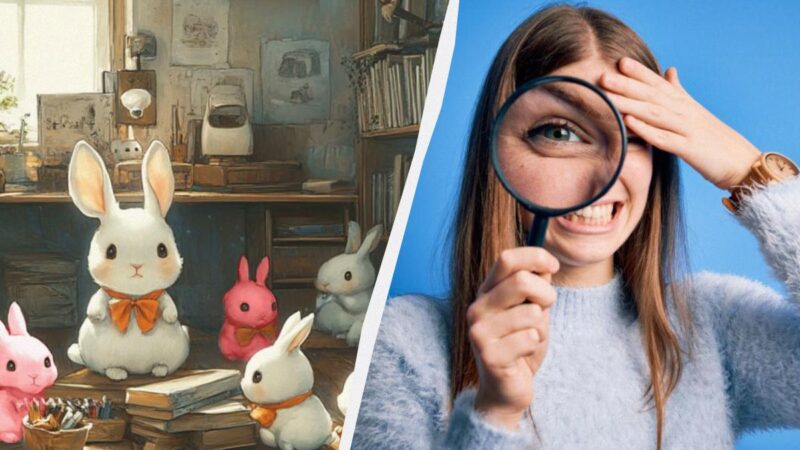 Tutti vedono il coniglio e tu devi trovare la carota entro 7 secondi: un puzzle game molto difficile