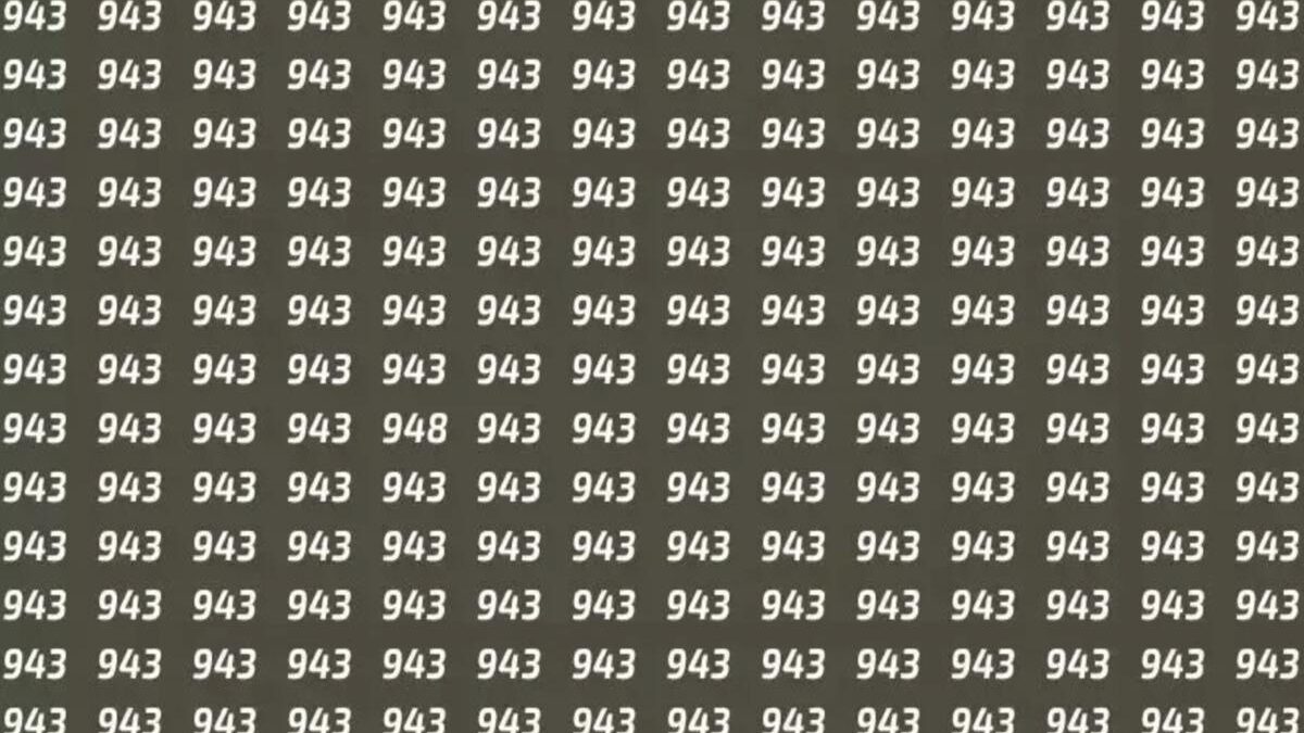 Un enigma che non tutti riescono a risolvere: trova i numeri in 10 secondi